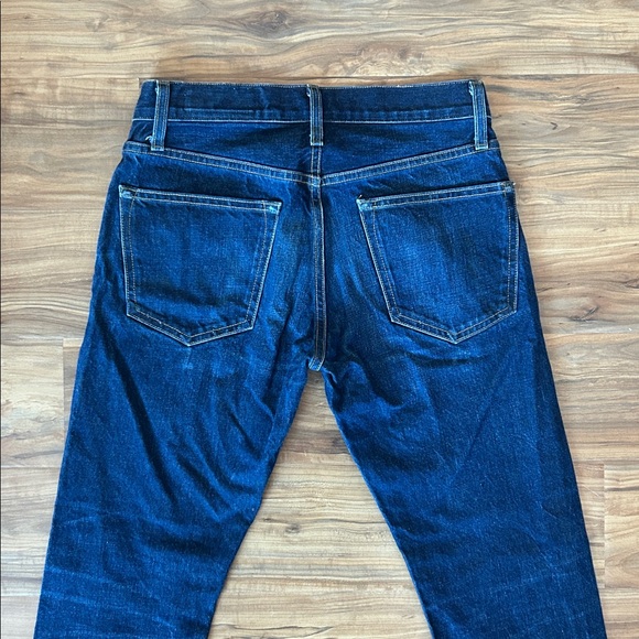 Imogene + Willie Barton Slim Deep Indigo Jeans Japanese Selvedge Denim Size 27 - Picture 8 of 13